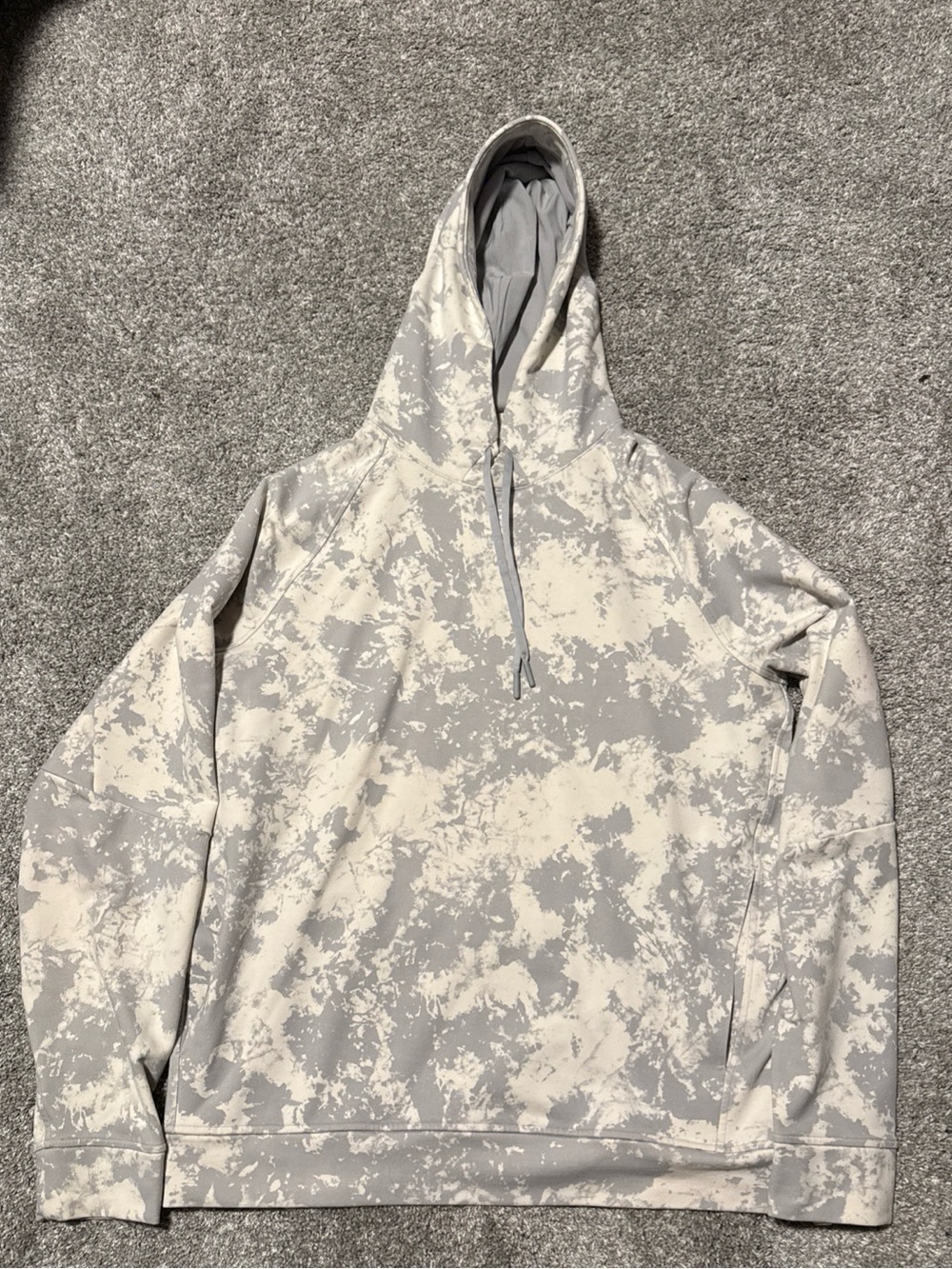 Lululemon Hoodie Men’s Large City Sweat Gray White Camo